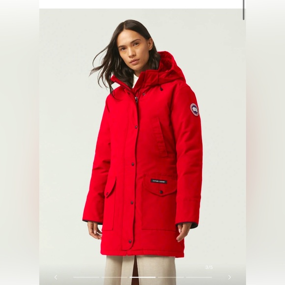 ❤️🌟HOST PICK🌟❤️ Canada Goose Red The Trillium Parka New with Tags $1750 - Picture 2 of 13